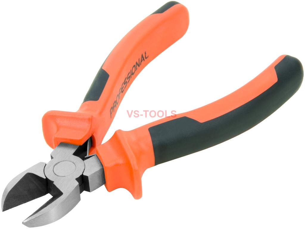 6in 160mm Diagonal Side Wire Cutting Snip Pliers Insulated Soft Grips
